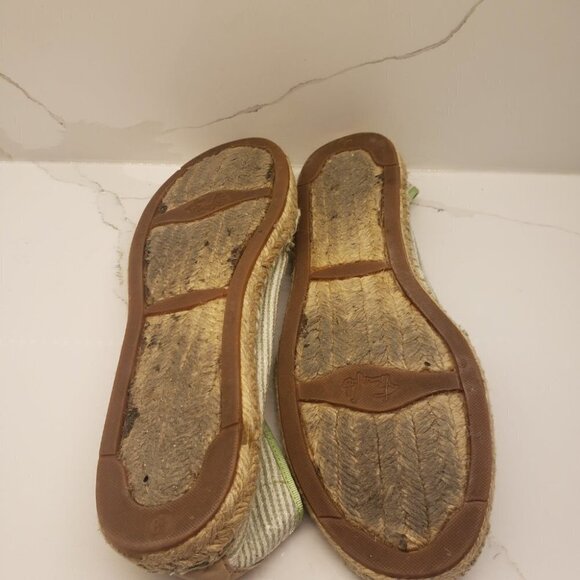 Franco Sarto Women's  Fabric Sequence Green/white Size 8.5M - Picture 7 of 7